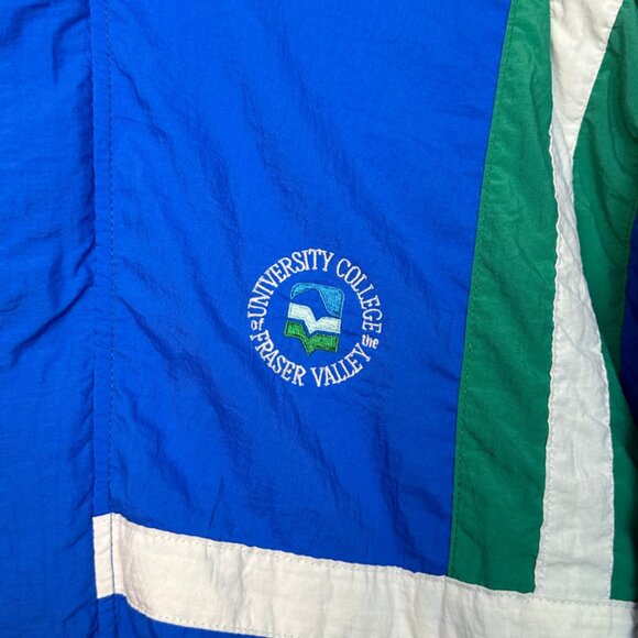 Vintage University of Fraser Valley Cascades Soccer Men's Jacket - Size Large - Picture 6 of 11